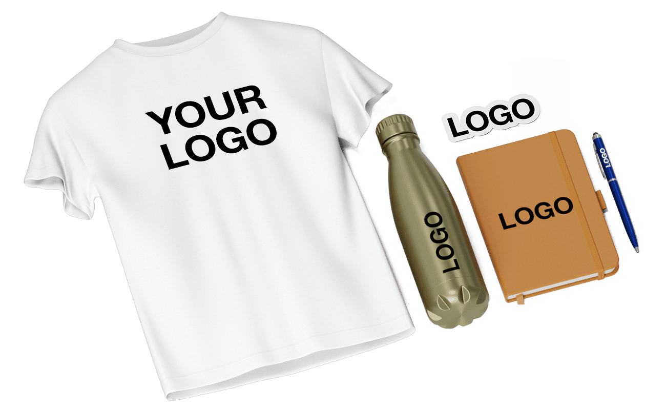 Custom Merch Stack Custom Merch Packs Branded with your Logo