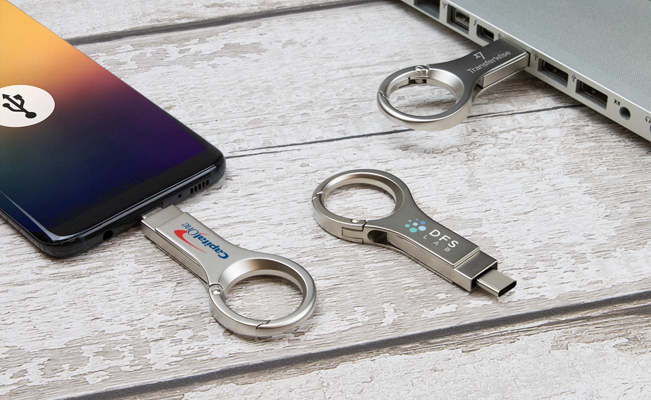 Active - Custom Flash Drives With USB-C gallery thumbnail