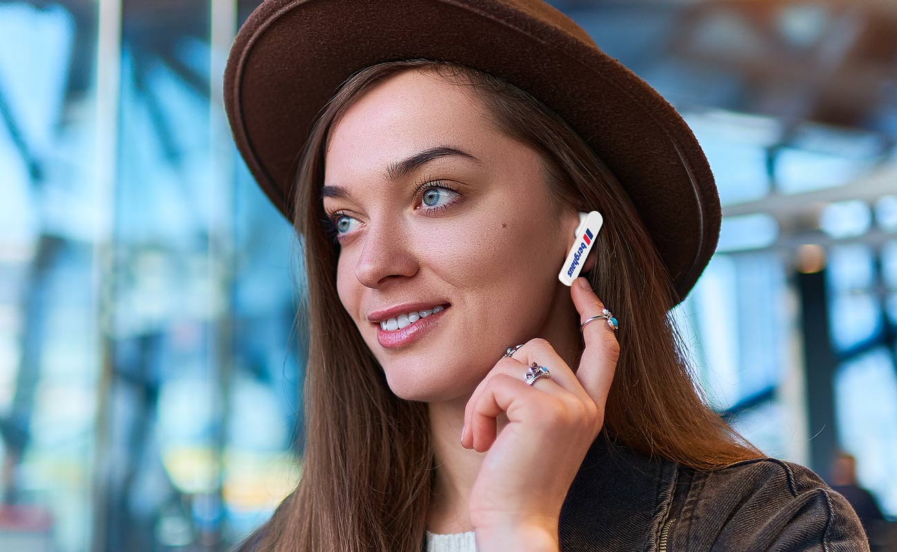 Duet - Branded Earbuds With Charge gallery thumbnail