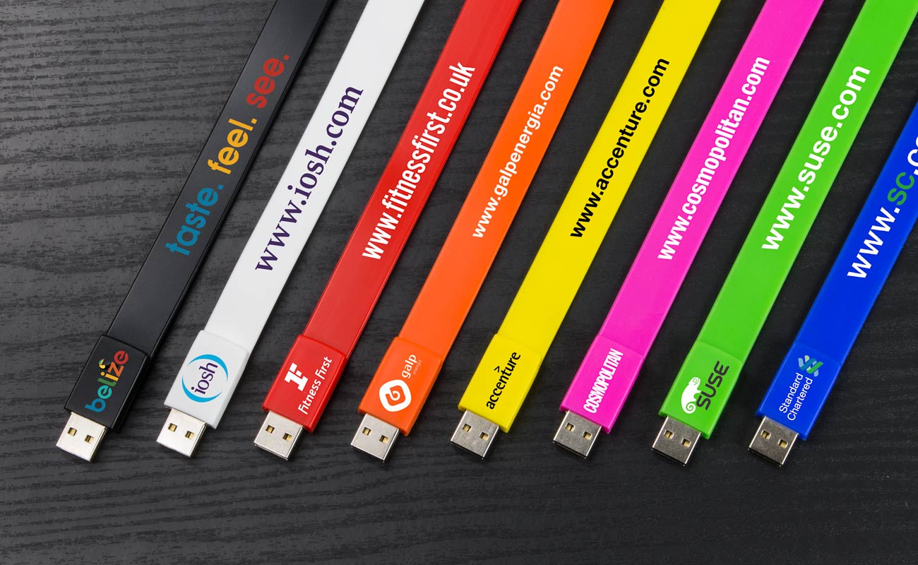 Lizzard - Branded USB Wristbands