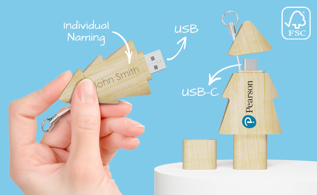 Tree Duo - Branded USB