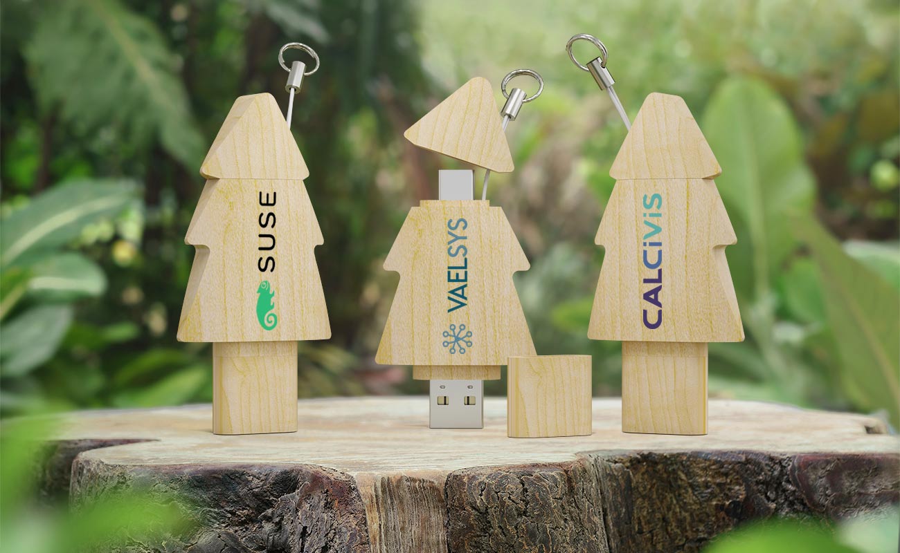 Tree Duo - Branded Memory Sticks gallery thumbnail