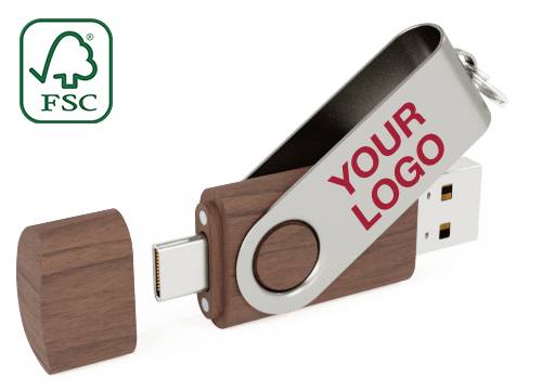 Twister Go Wood - Branded Memory Sticks