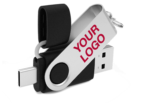 Twister Go - Custom USB Drives With USB-C Twister Go - Custom USB Drives With USB-C
