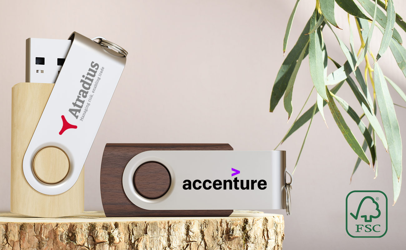 Twister Wood - Wood USB Flash Drive Twister Wood - Wood USB Flash Drive